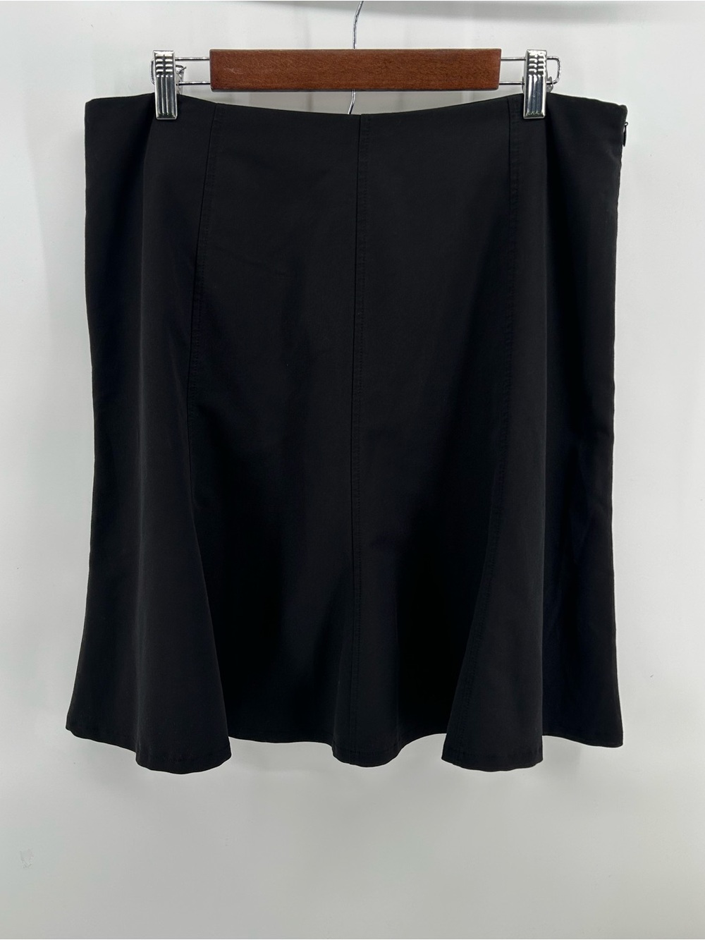 Coldwater Creek Black Fit and Flare  A-Line Skirt Women's Size 16
